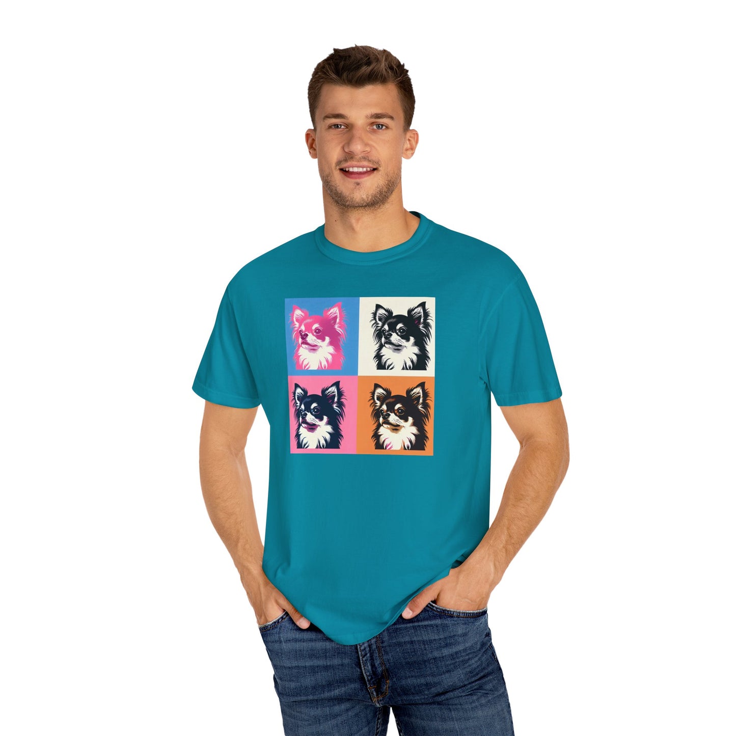 Colorful Chihuahua Unisex T-Shirt - Fun & Playful Pet Lover Gift