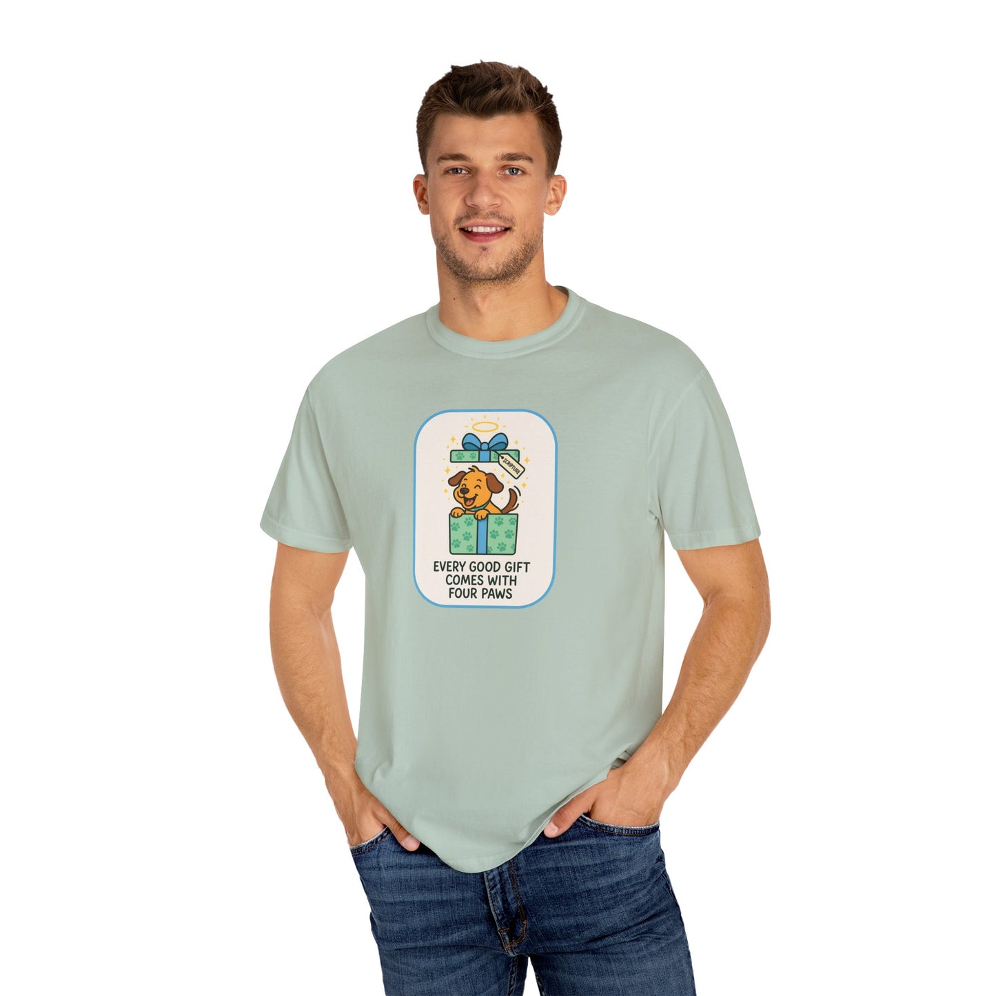 Dog Lover's Gift Tee - Every Good Gift Comes with Four Paws, Pet Owners, Animal Lover Shirt, Unique Gift for Dog Lovers, Casual [...]