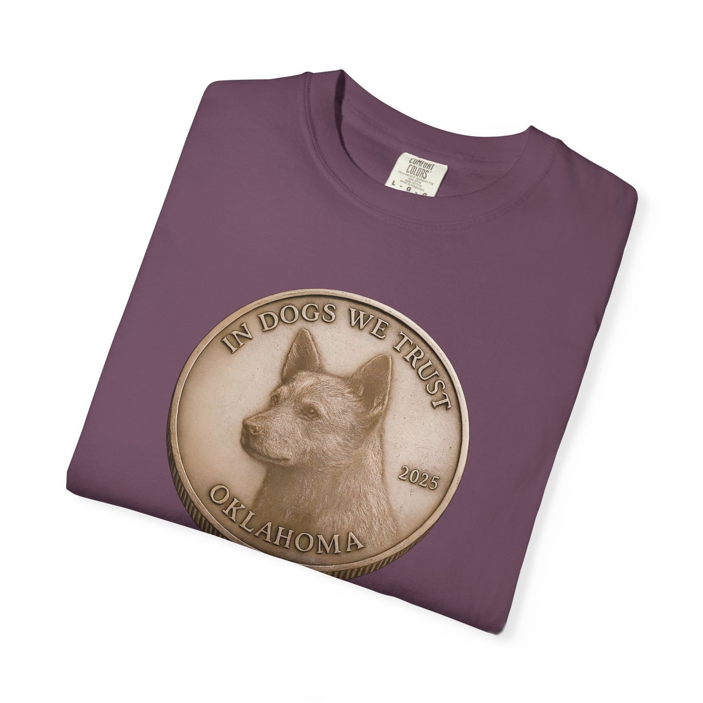 Oklahoma State Coin T-Shirt Collection - Proud Dog Breed Illustrations