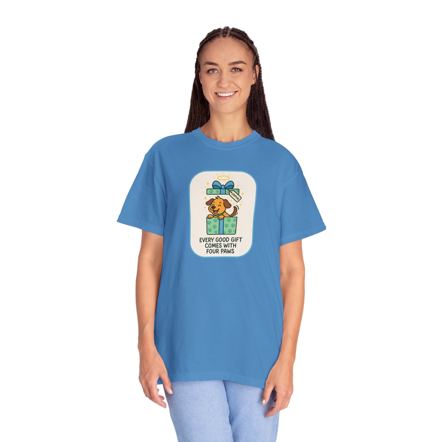 Dog Lover's Gift Tee - Every Good Gift Comes with Four Paws, Pet Owners, Animal Lover Shirt, Unique Gift for Dog Lovers, Casual [...]