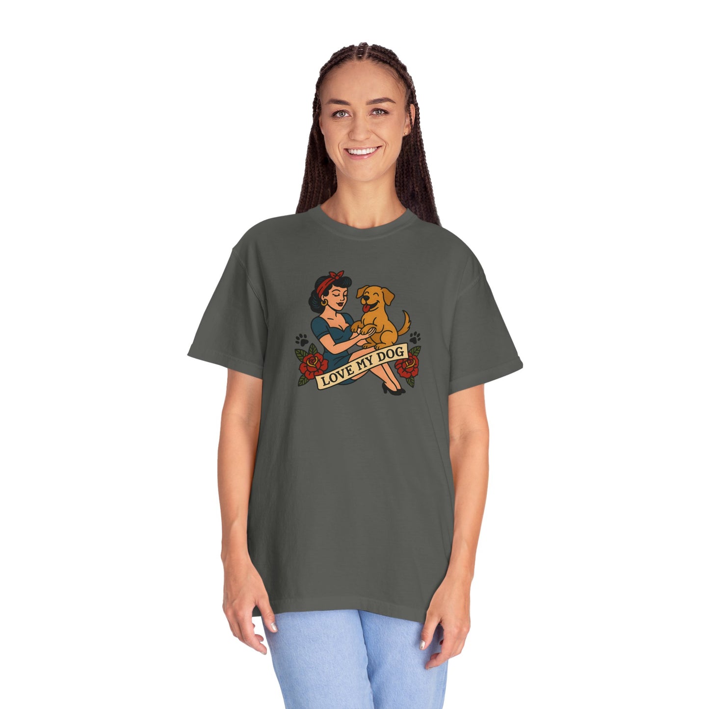 Love My Dog - T-Shirt, Perfect for Pet Owners, Gifts for Dog Lovers, Casual Wear, Love My Dog Shirt, Animal Lover Tee