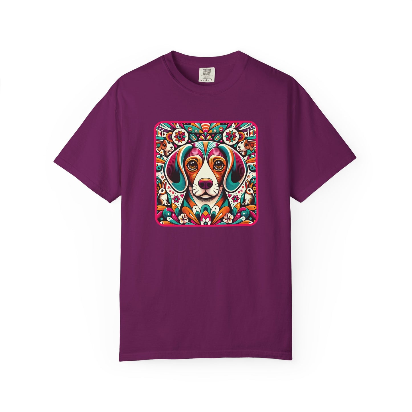 Colorful Dog Art Unisex T-Shirt - Perfect for Animal Lovers