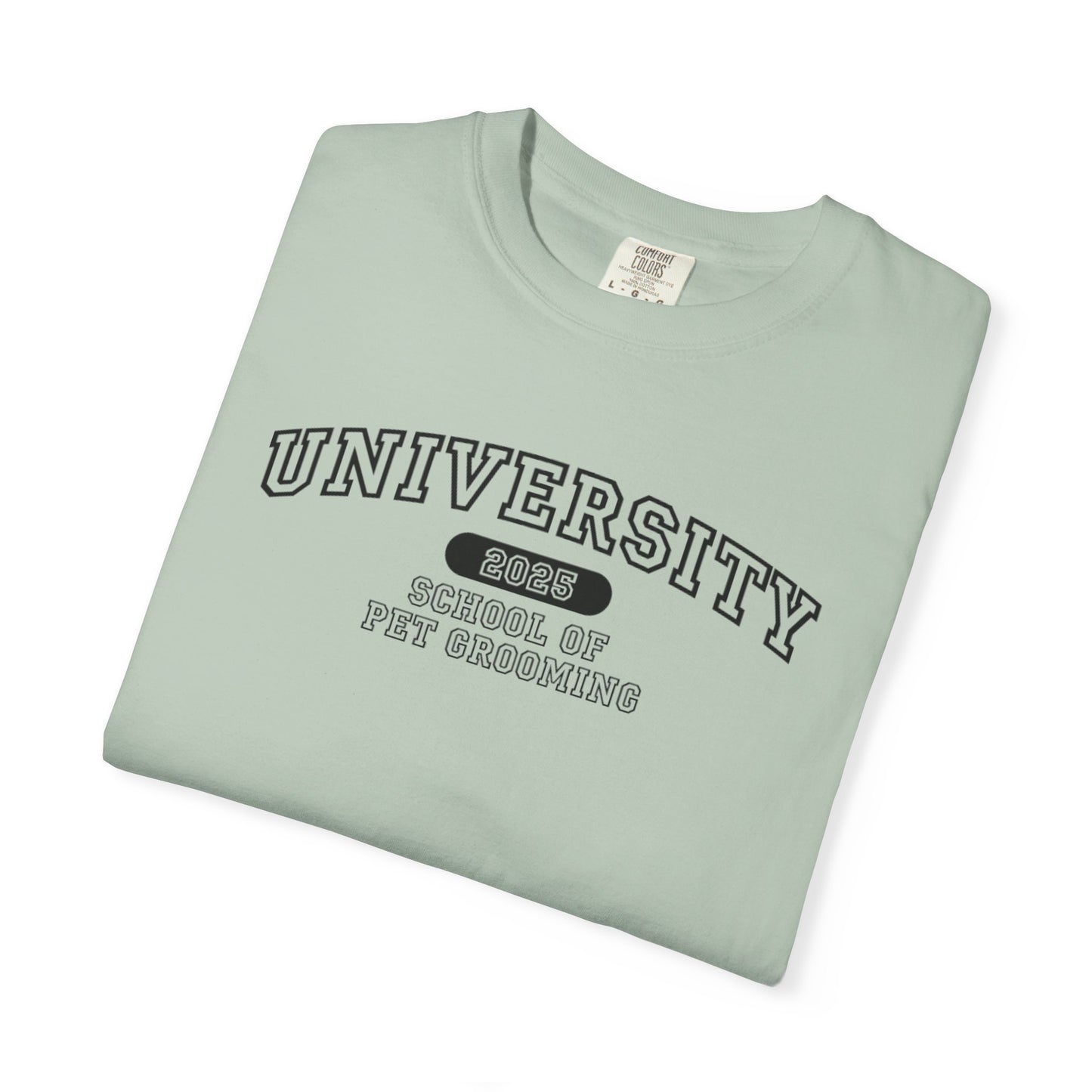 University School of Pet Grooming Unisex Garment-Dyed T-Shirt - University Style