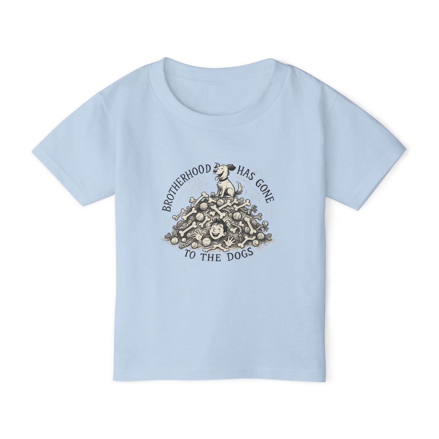 Dog Lovers Toddler T-shirt, Cute Animal Tee, Gifts for Kids, Funny Pet Shirt, Playful Birthday Present, Toddler Apparel