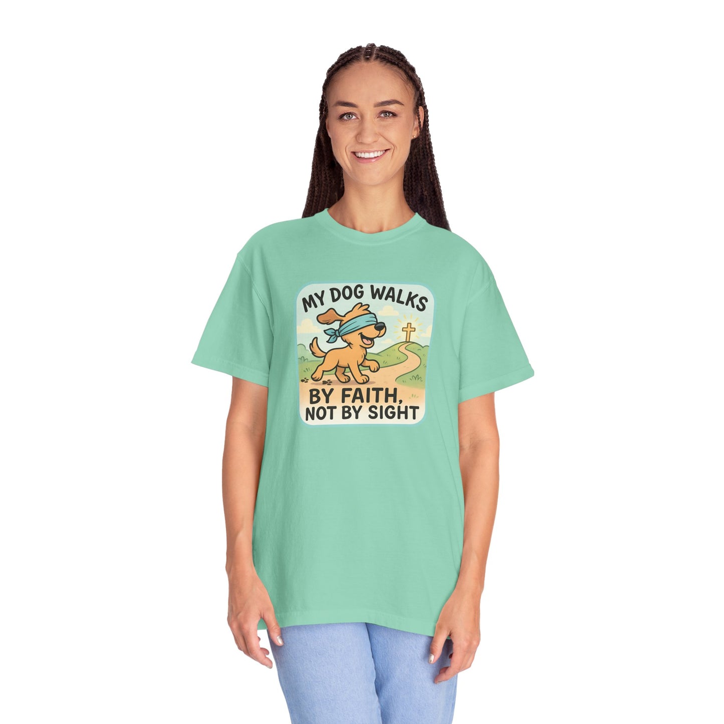 Faith-Inspired Dog Lover T-Shirt, Pet Owner Gifts, Cute Dog Apparel, Faith and Pets Merchandise, Casual Summer Wear