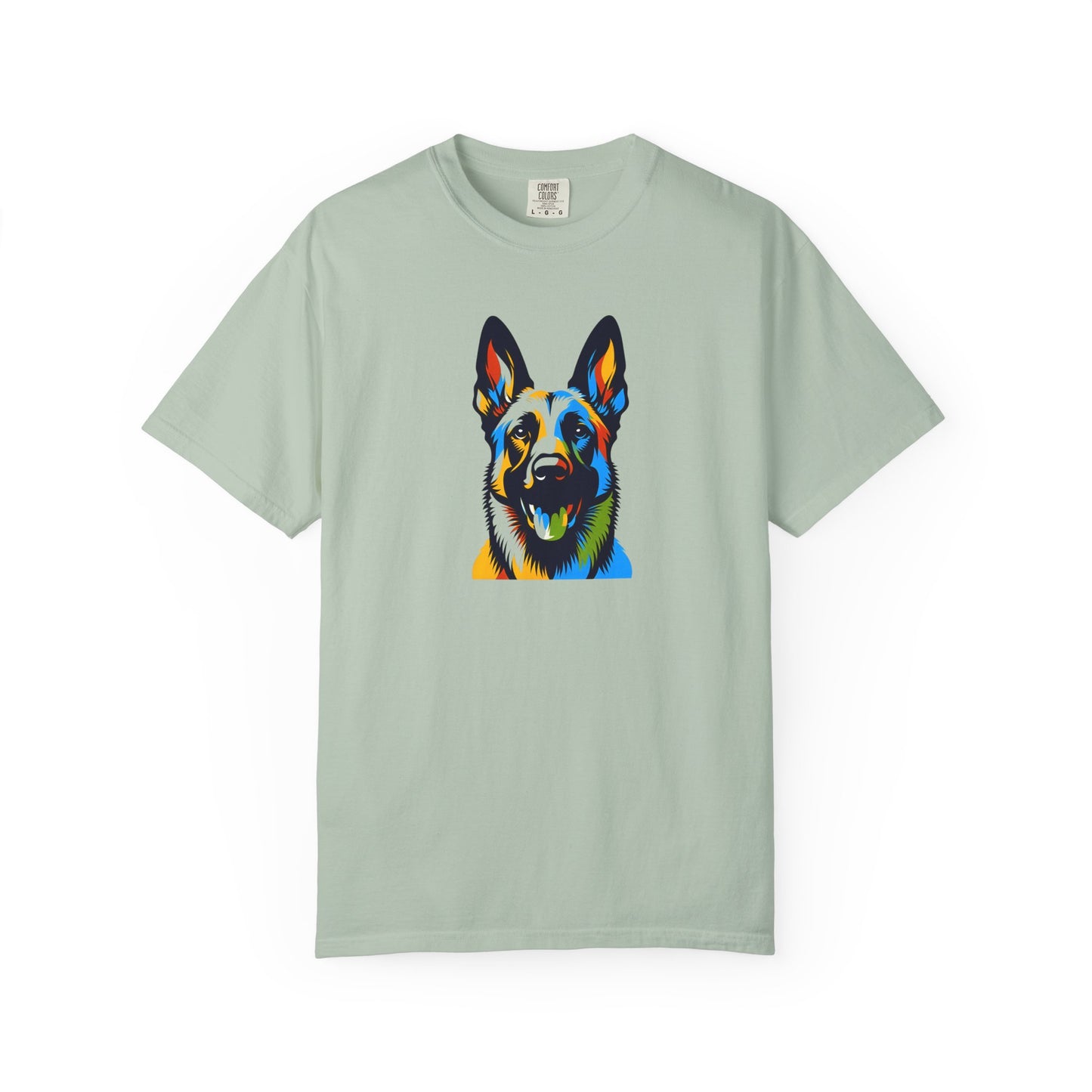 Colorful Belgium Malinois Art Unisex T-Shirt - Perfect for Pet Lovers