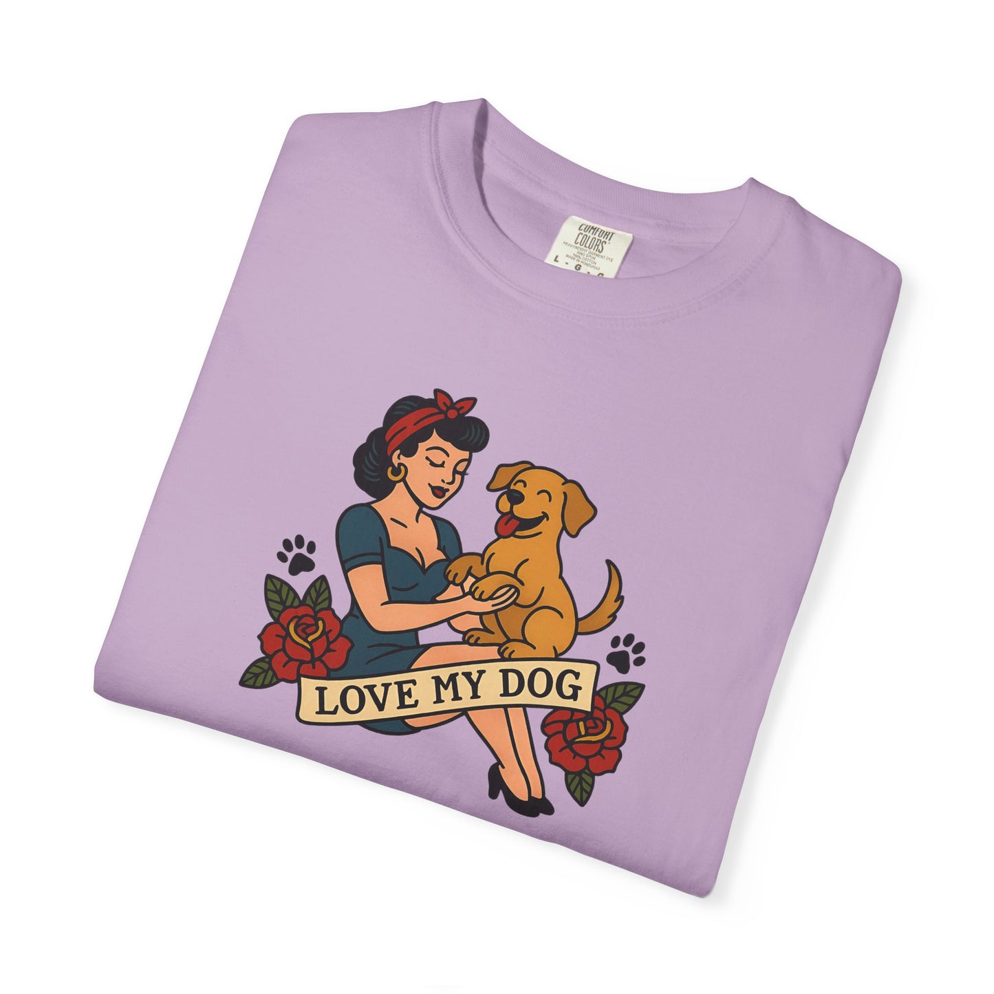 Love My Dog - T-Shirt, Perfect for Pet Owners, Gifts for Dog Lovers, Casual Wear, Love My Dog Shirt, Animal Lover Tee