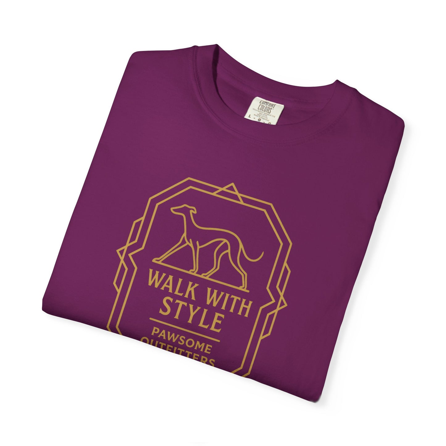 Stylish Dog Lovers T-Shirt, Casual Pet Owner Tee, Walk With Style Graphic Shirt, Gift for Dog Lovers, Comfortable Everyday Wear