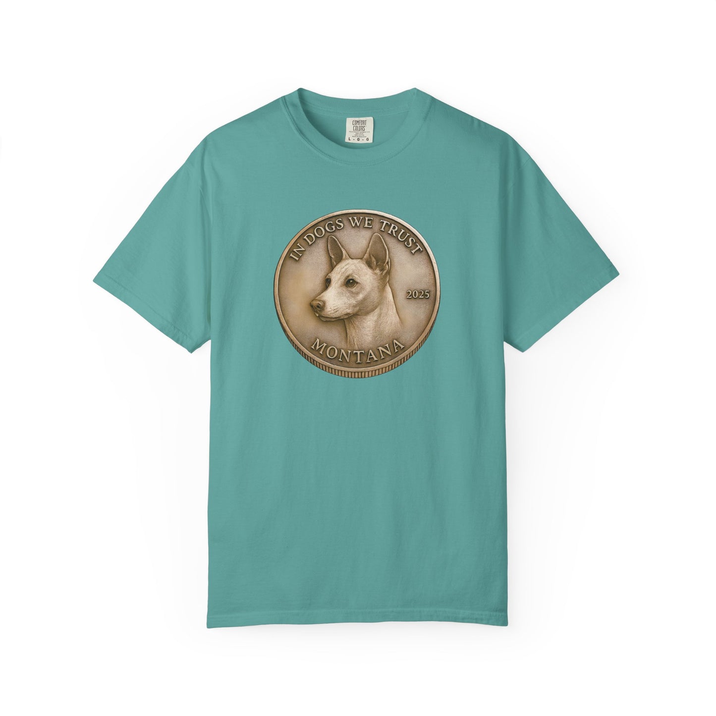 Montana State Coin T-Shirt Collection - Proud Dog Breed Illustrations