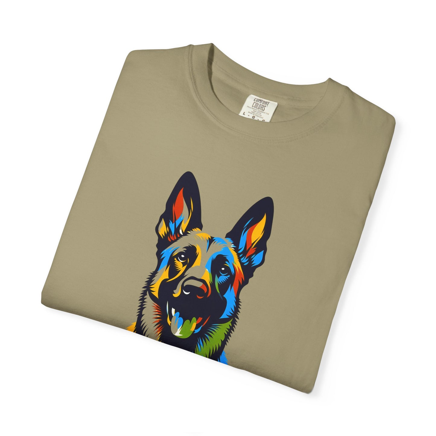 Colorful Belgium Malinois Art Unisex T-Shirt - Perfect for Pet Lovers