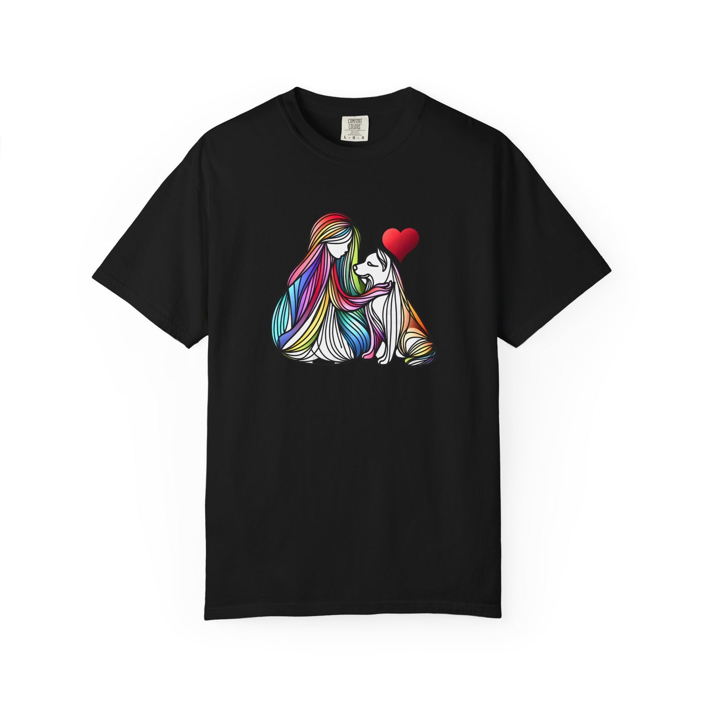 Colorful Dog Love T-Shirt