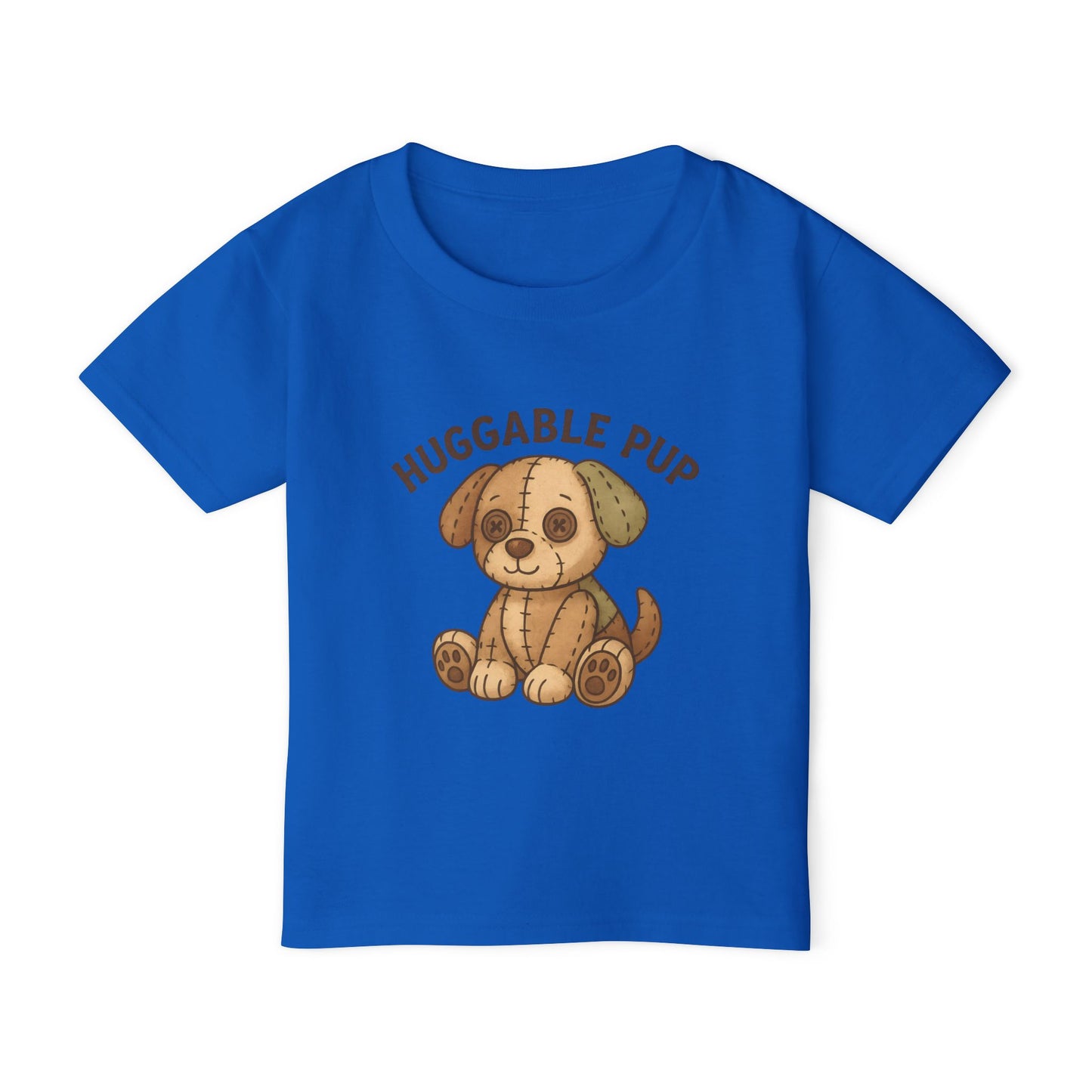 Cute Toddler T-shirt featuring Huggable Pup, Pet Lover Gift, Kids Apparel, Birthday Gift, Baby Shower Gift, Playtime Attire