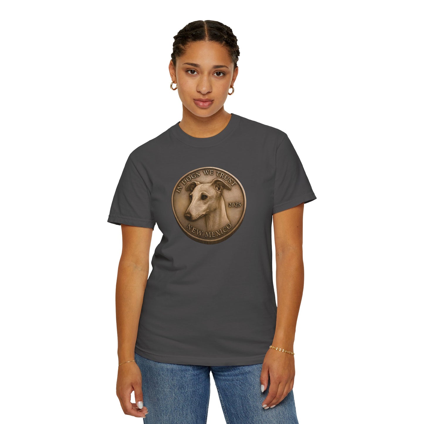 New Mexico State Coin T-Shirt Collection - Proud Dog Breed Illustrations