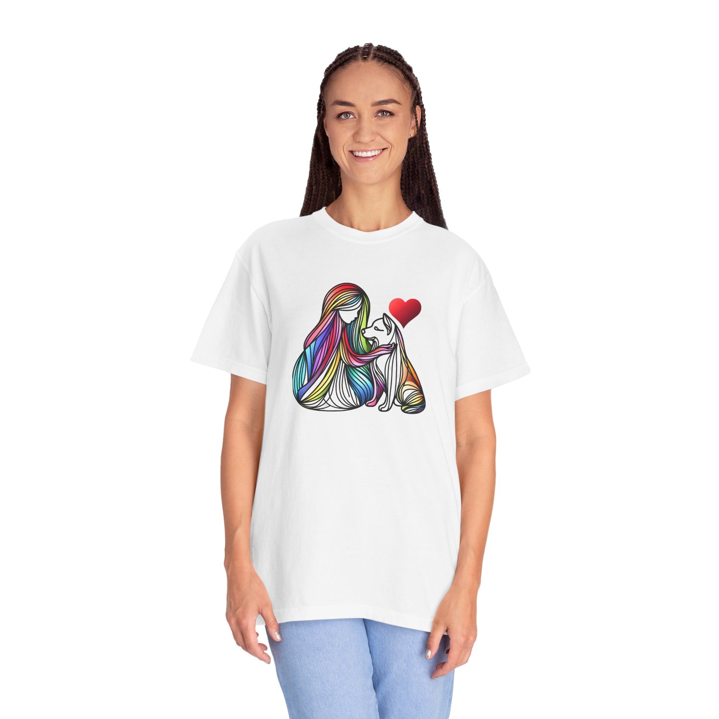 Colorful Dog Love T-Shirt