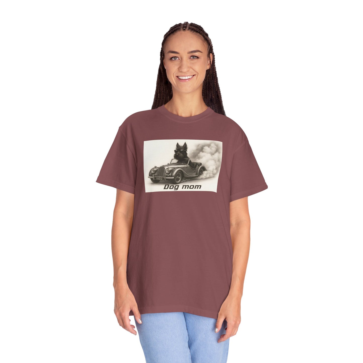 Dog Mom - Scottish Terrier - “Cool Dogs in Cool Cars” T-Shirt Collection! 🐶🚗