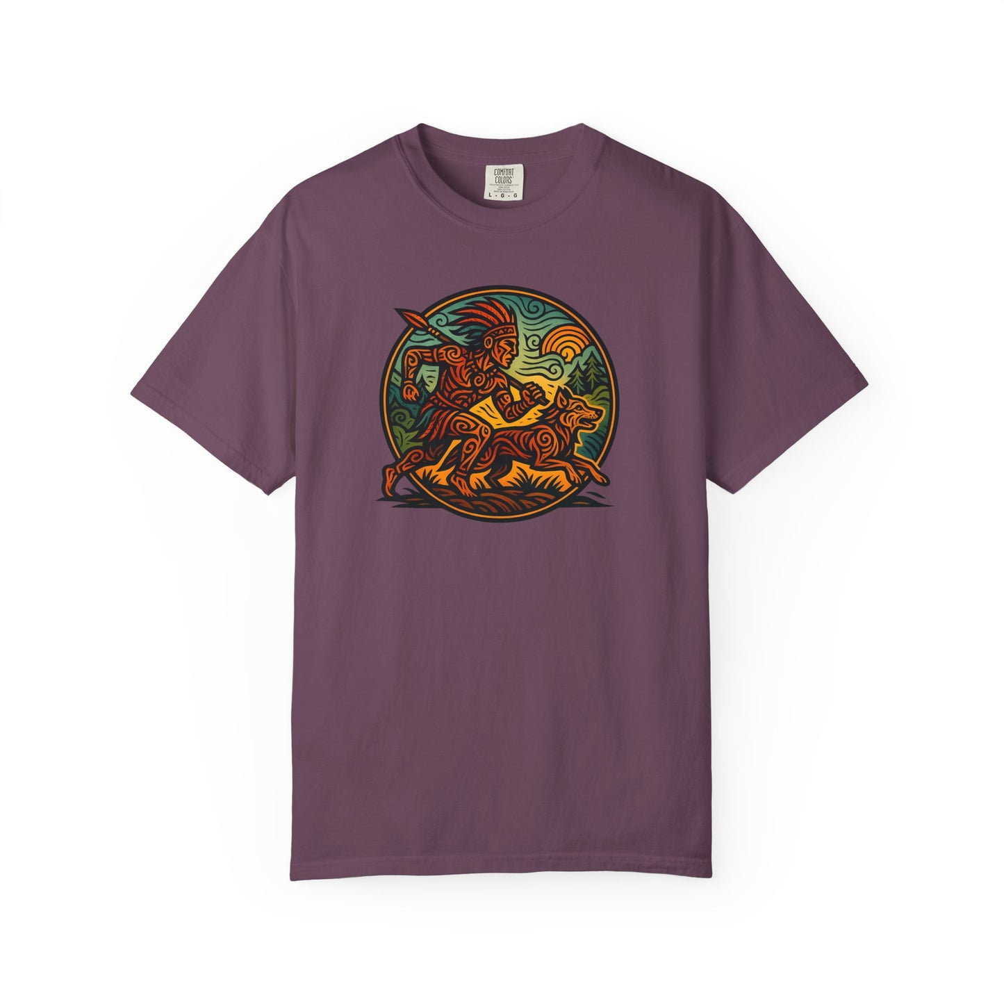 Vintage-Inspired Garment-Dyed T-Shirt, Artistic Tee for Nature Lovers, Perfect Gift for Birthdays, Casual Outings, Eco-Friendly Fashion