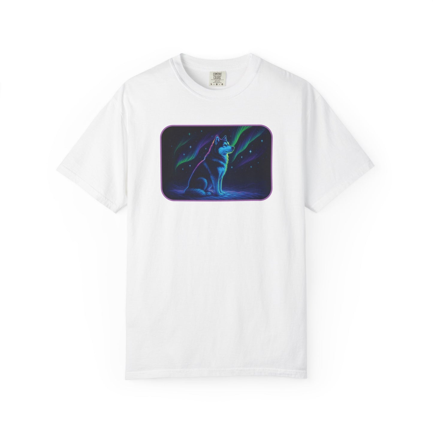 Alaskan Malamute Northern Lights T-shirt