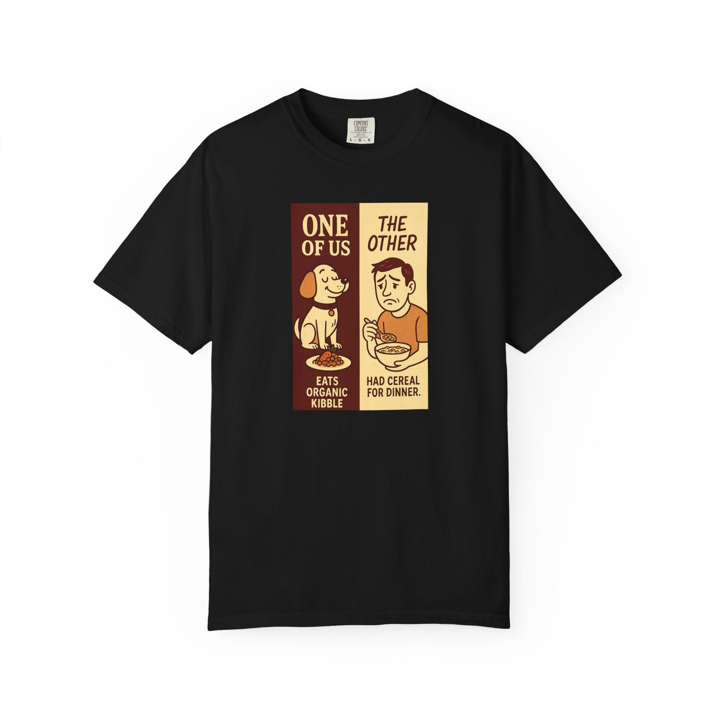 Organic Kibble T-Shirt, Funny Pet Lover Tee
