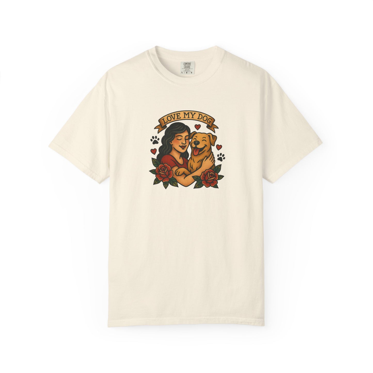 Love My Dog T-Shirt, Cute Dog Lover Tee, Pet Owner Gift, Adoption Awareness Shirt, Casual Everyday Wear