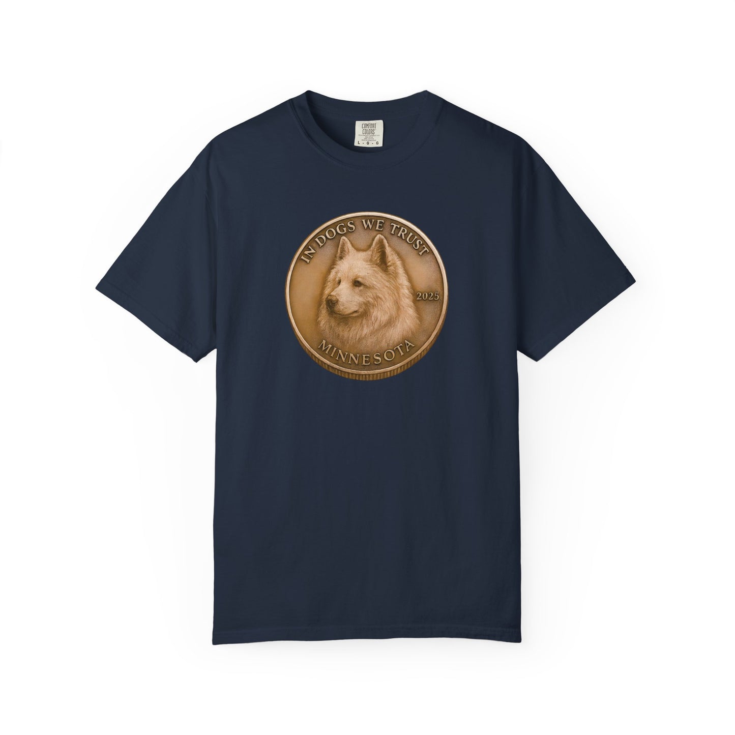 Minnesota State Coin T-Shirt Collection - Proud Dog Breed Illustrations