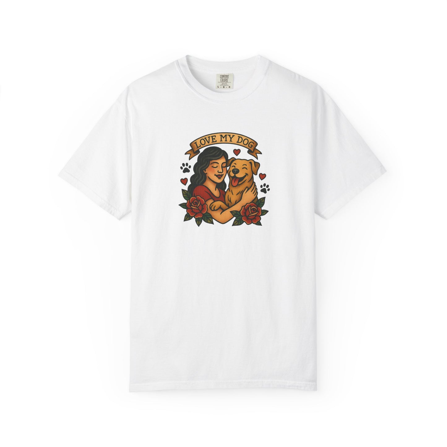 Love My Dog T-Shirt, Cute Dog Lover Tee, Pet Owner Gift, Adoption Awareness Shirt, Casual Everyday Wear