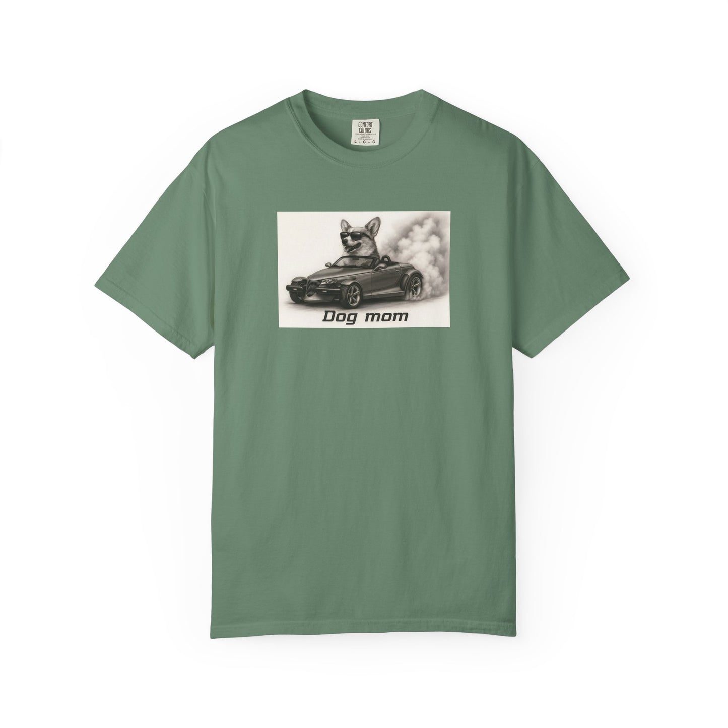 Dog Mom - Corgi - “Cool Dogs in Cool Cars” T-Shirt Collection