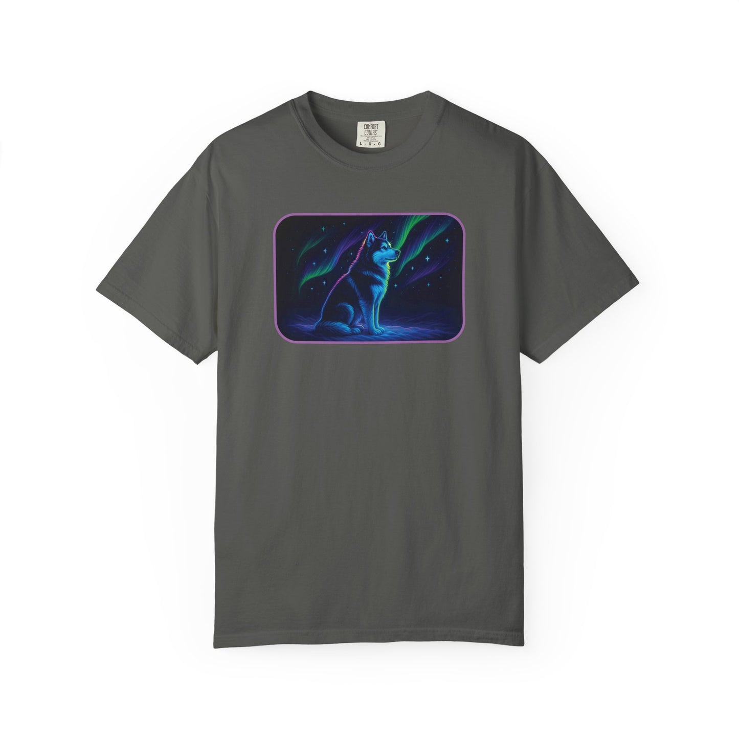 Alaskan Malamute Northern Lights T-shirt