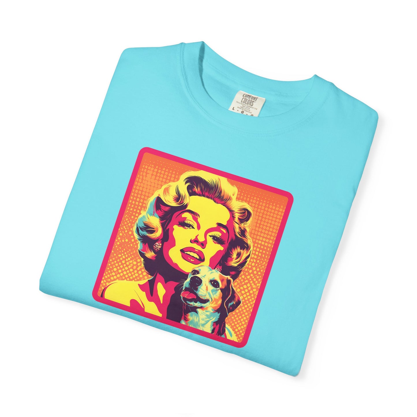 Vintage Dog Mom T-shirt - Unisex Garment-Dyed Tee for Dog Lovers