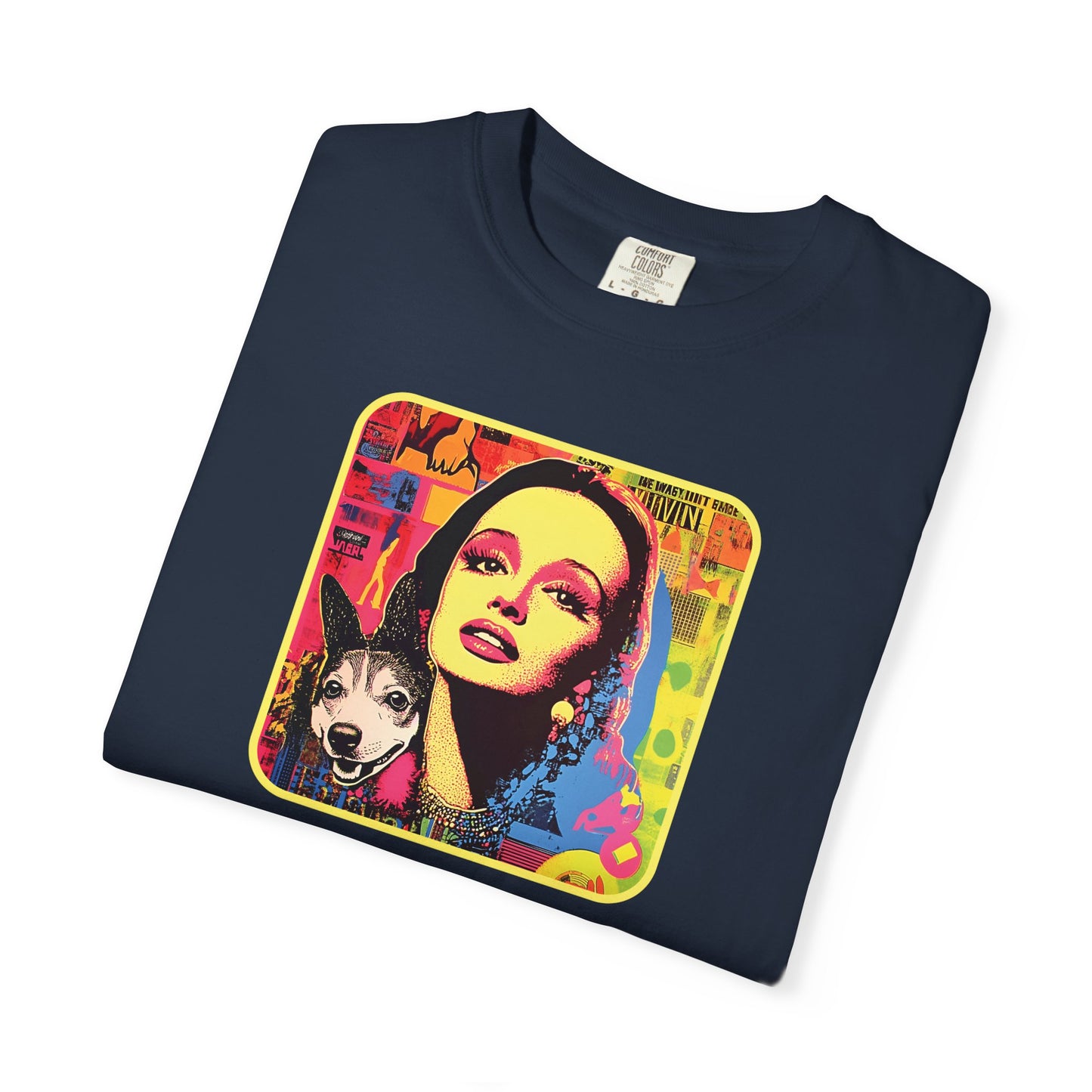 Pop Art Mom and Dog T-Shirt