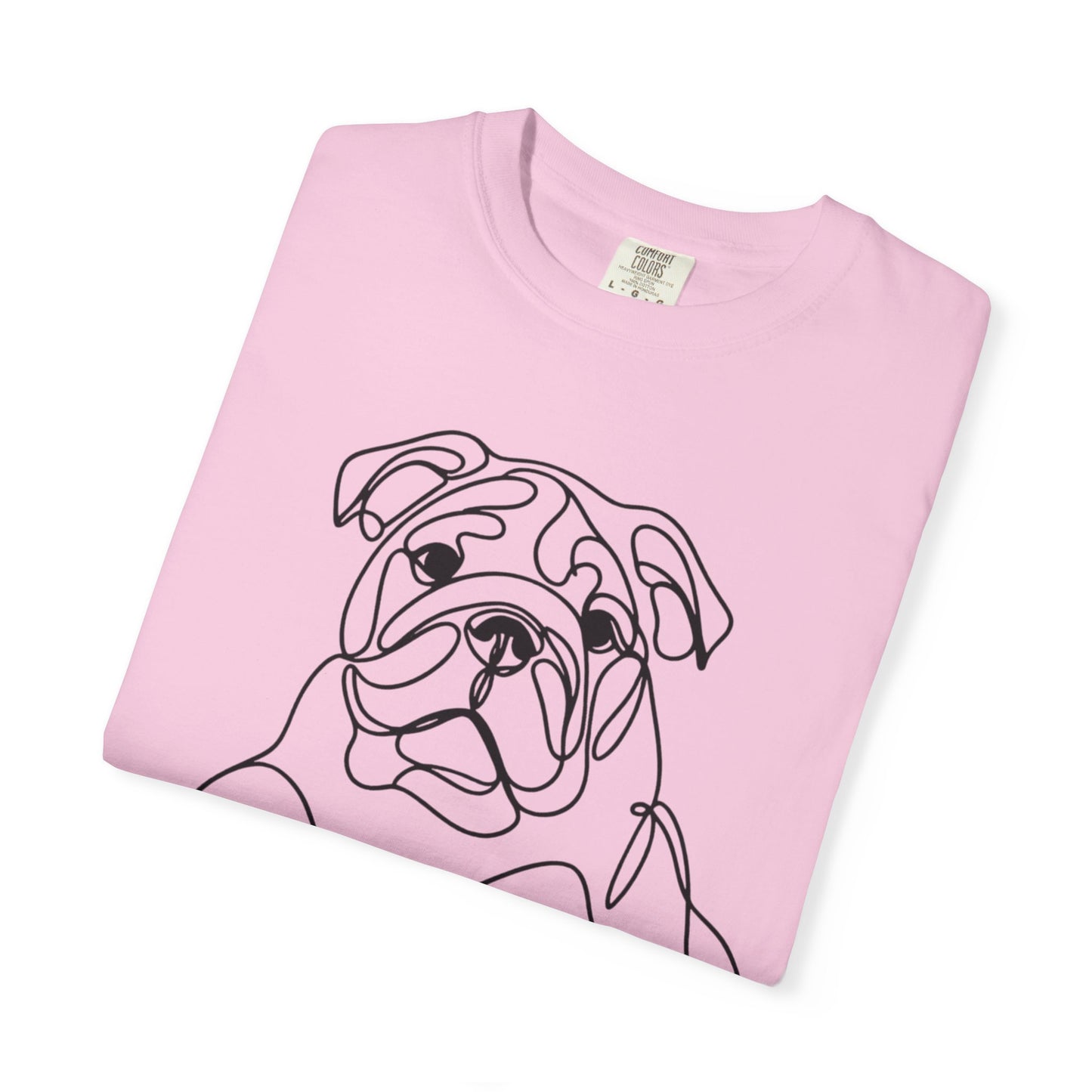 Bulldog Line Art Unisex T-Shirt - Perfect for Dog Lovers & Casual Days