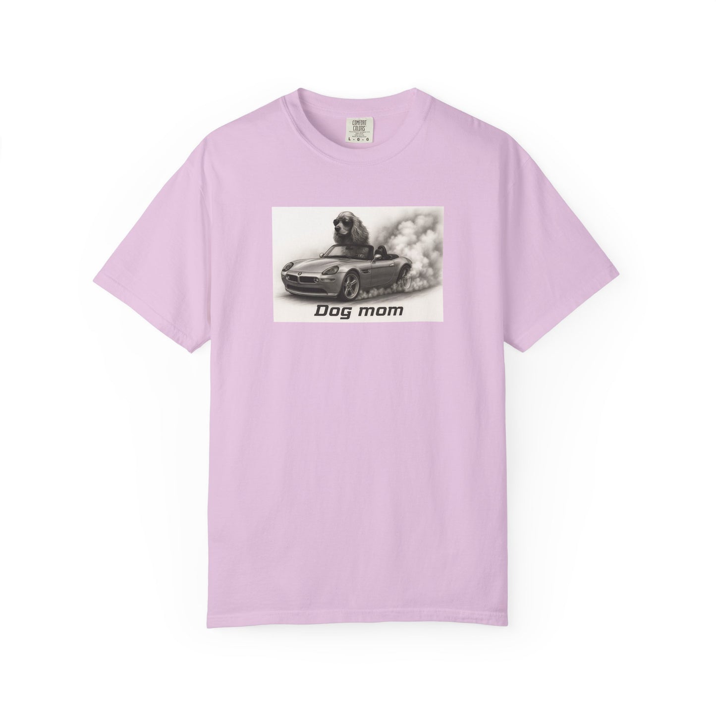 Dog Mom - Cocker Spaniel - “Cool Dogs in Cool Cars” T-Shirt Collection