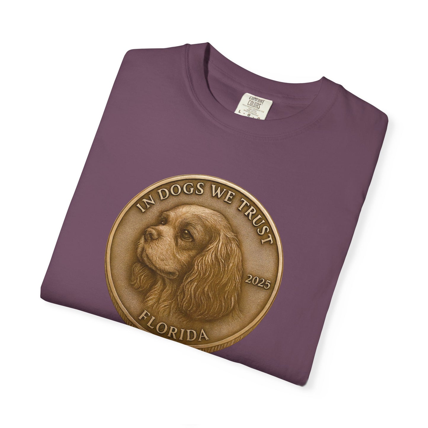 Florida State Coin T-Shirt Collection - Proud Dog Breed Illustrations