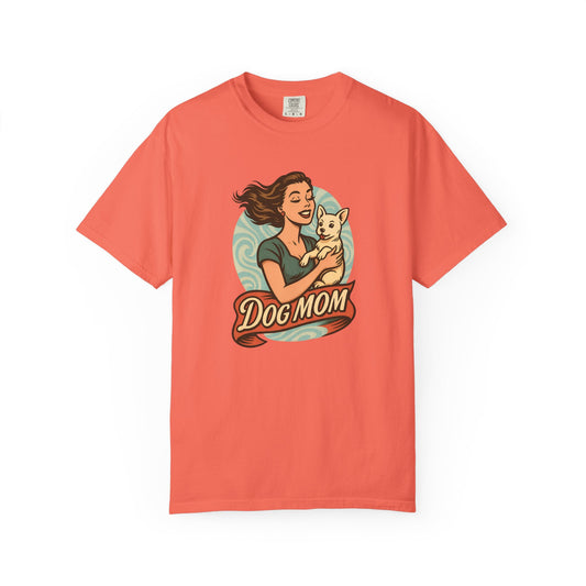 Dog Mom T-Shirt, Unisex Tee for Pet Lovers, Gift for Dog Owners, Casual Wear, Animal Lover Apparel