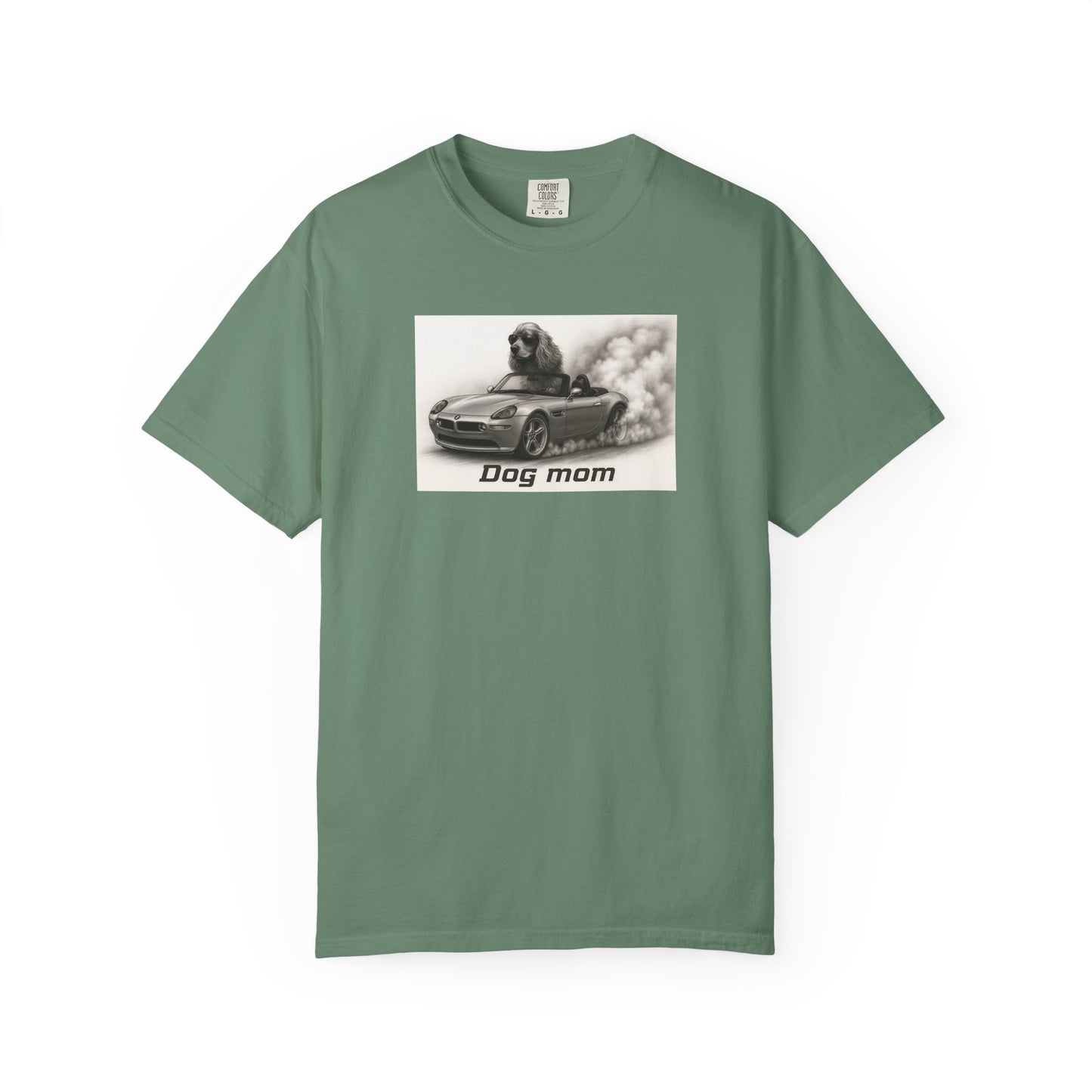 Dog Mom - Cocker Spaniel - “Cool Dogs in Cool Cars” T-Shirt Collection