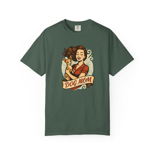 Dog Mom T-Shirt, Unisex Dog Lover Tee, Pet Owner Gift, Cute Dog Theme Apparel, Mother's Day Gift Idea, Casual Dog Mom Outfit