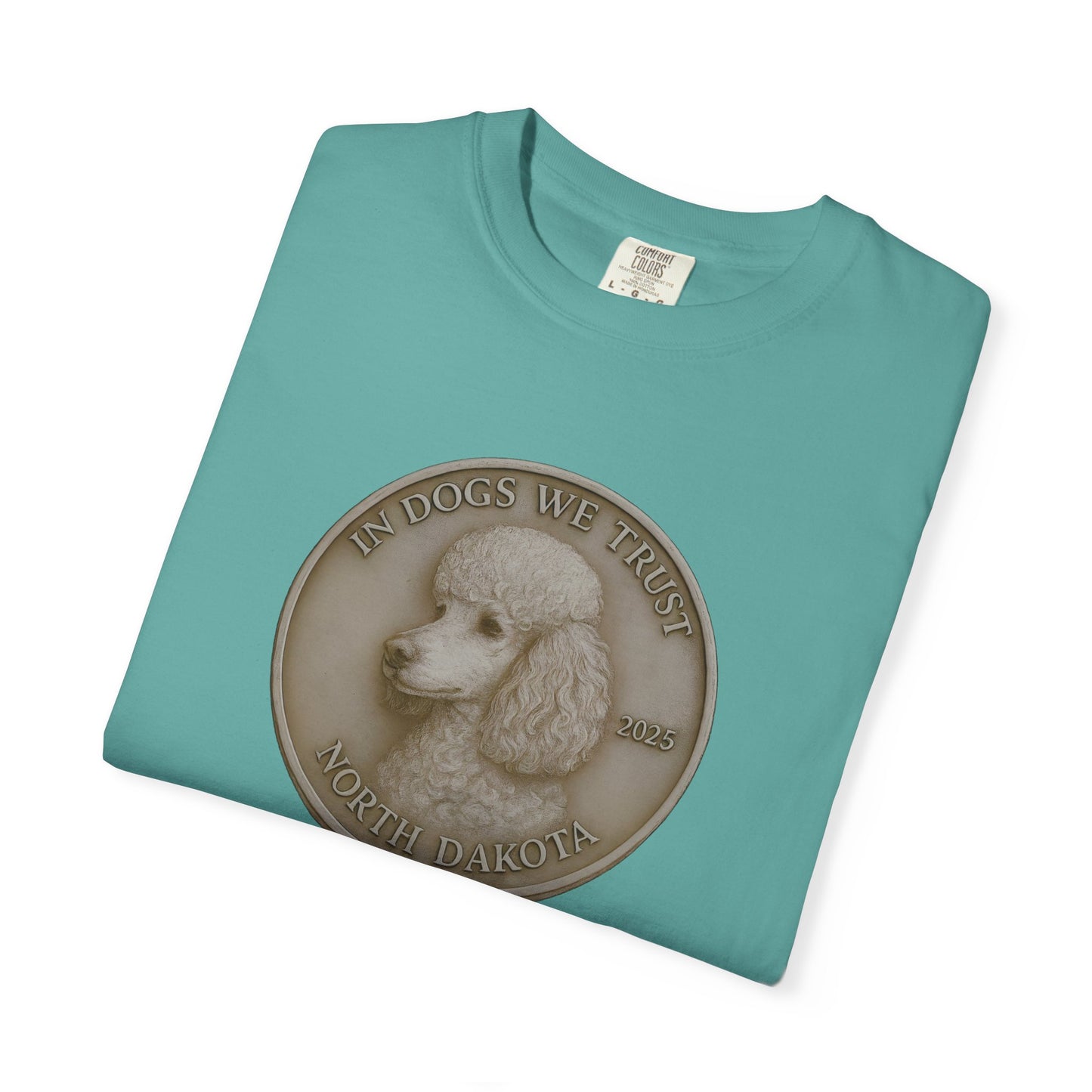 North Dakota State Coin T-Shirt Collection - Proud Dog Breed Illustrations