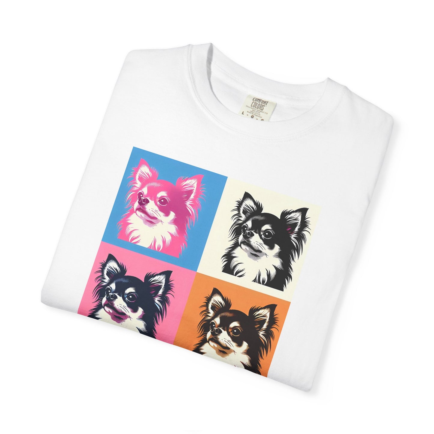 Colorful Chihuahua Unisex T-Shirt - Fun & Playful Pet Lover Gift