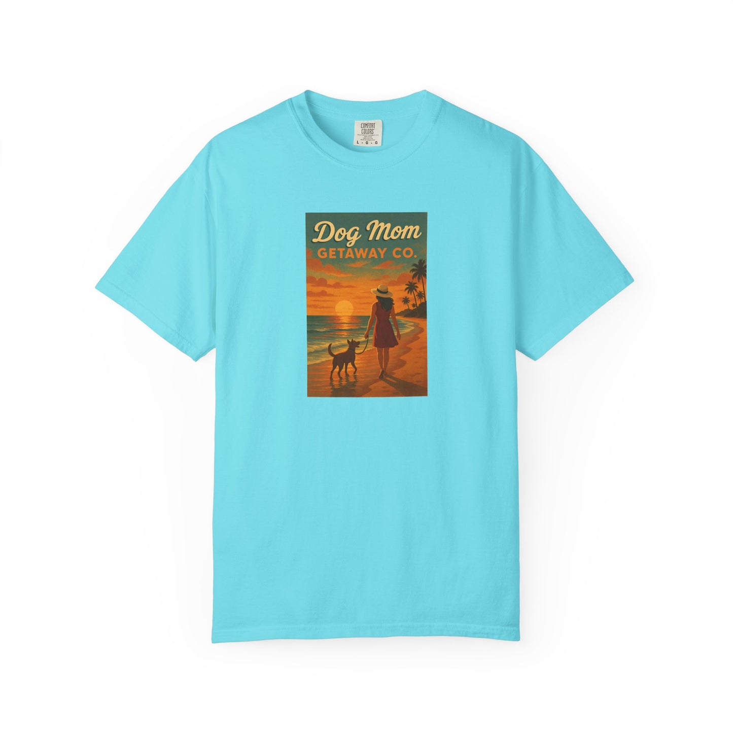Dog Mom Sunset VacationTee