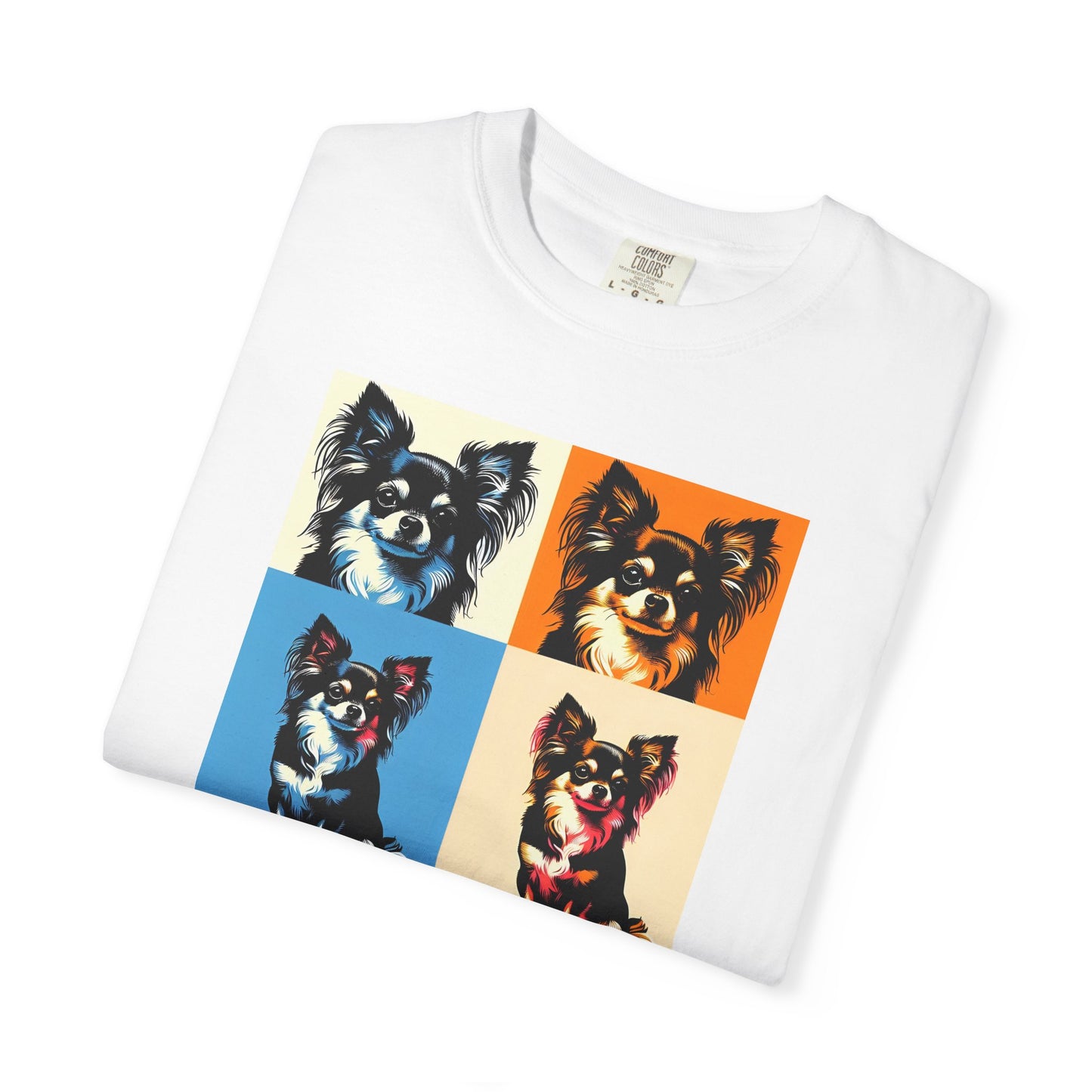 Chihuahua Pop Art Unisex T-shirt - Colorful Graphic Tee for Dog Lovers