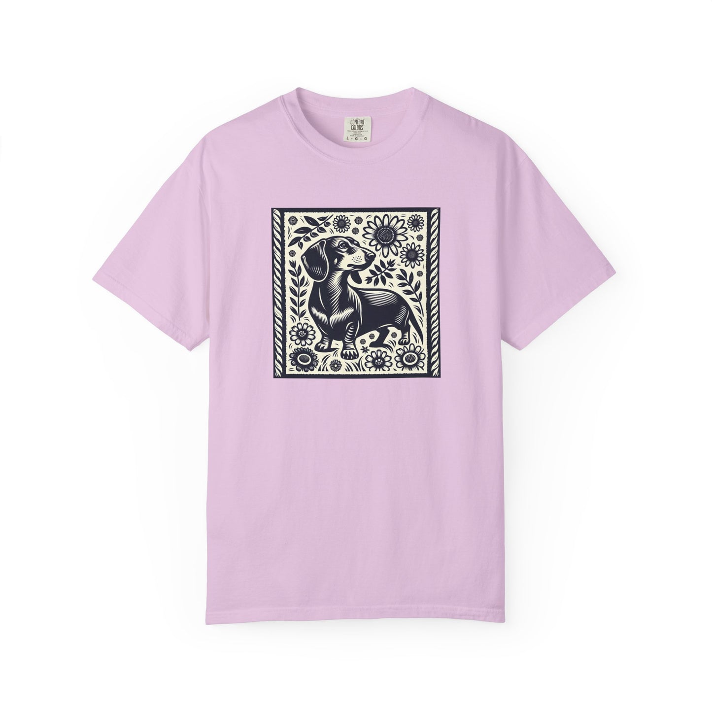 Dachshund Floral T-Shirt - Perfect for Dog Lovers