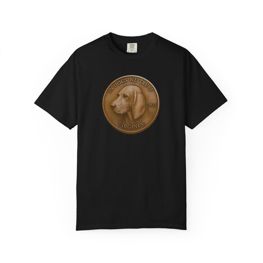 Virginia State Coin T-Shirt Collection - Proud Dog Breed Illustrations