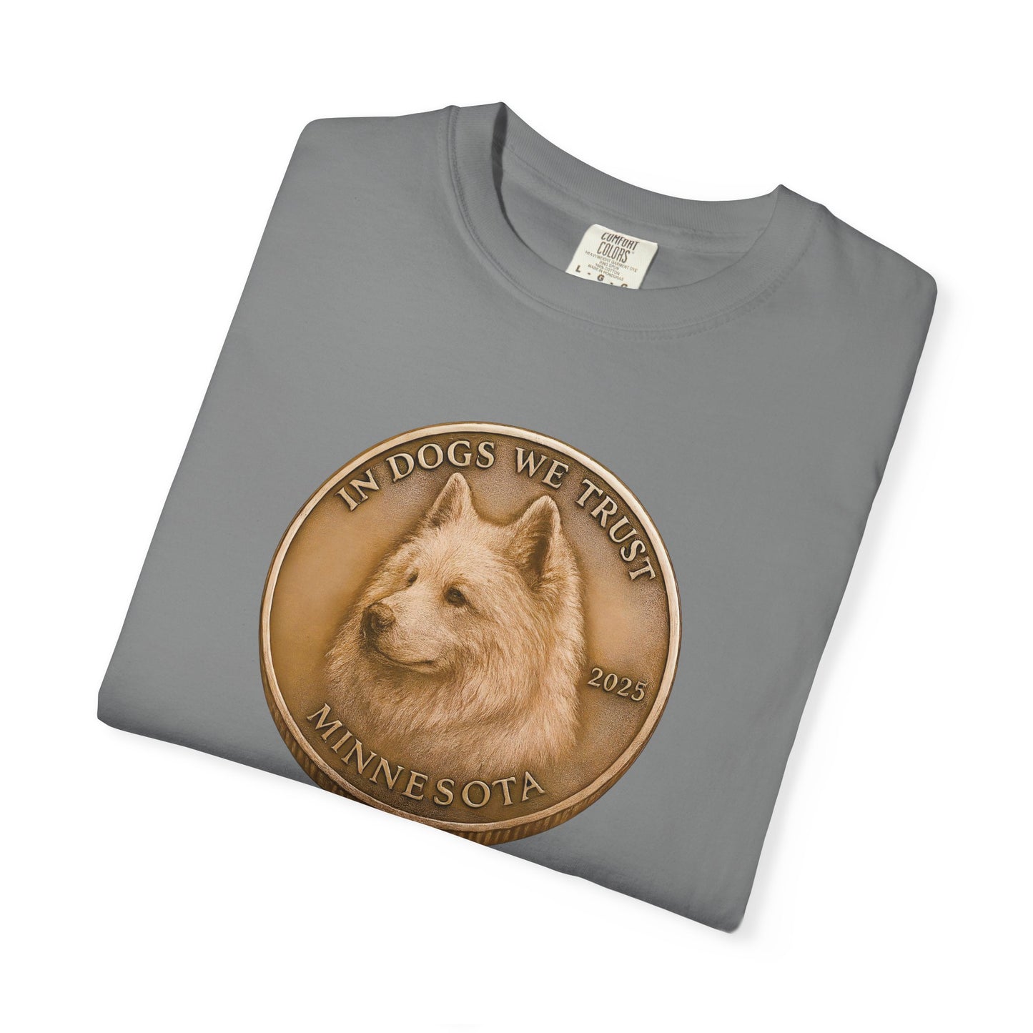 Minnesota State Coin T-Shirt Collection - Proud Dog Breed Illustrations
