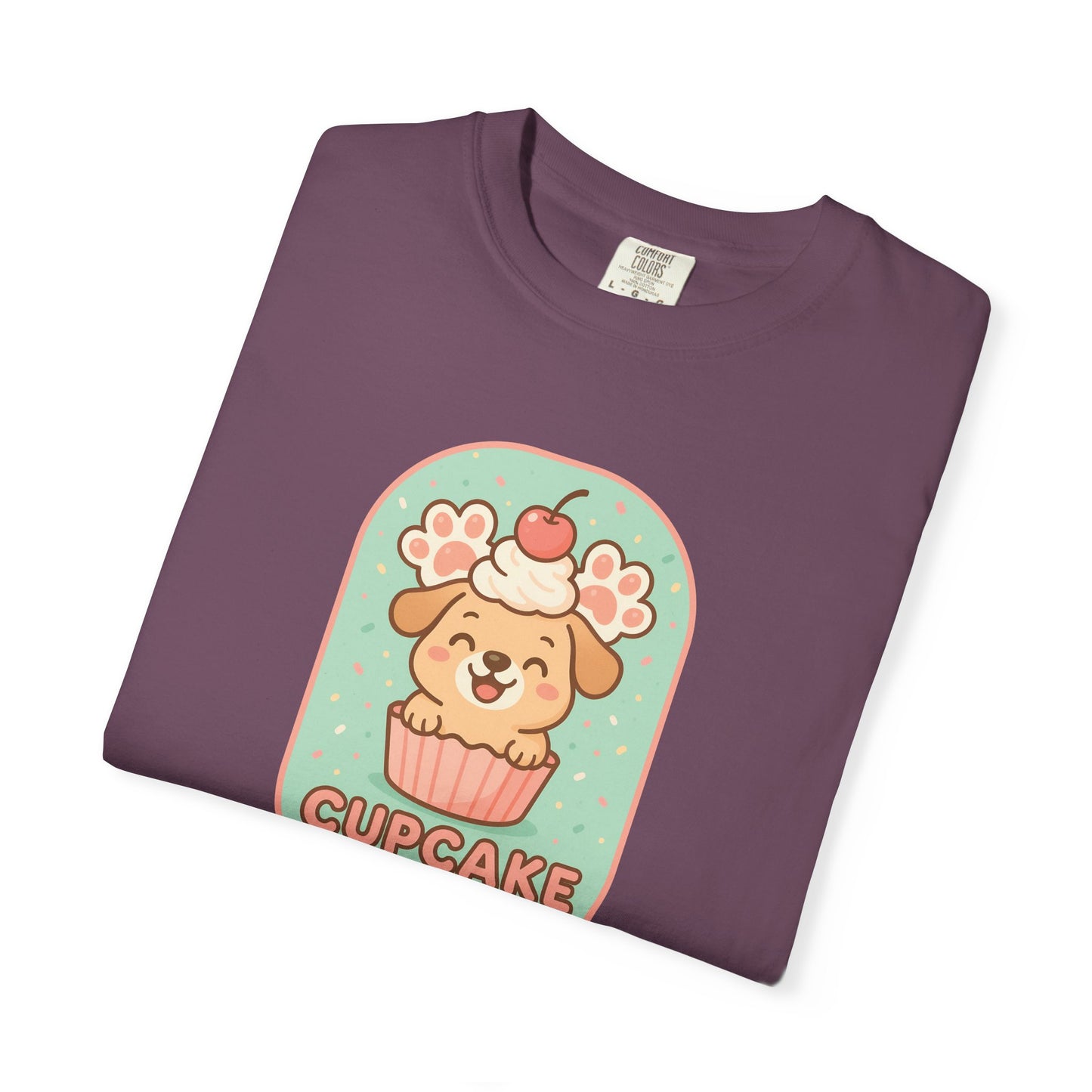 Cute Dog Cupcake Pawty Unisex T-shirt, Perfect for Animal Lovers, Pet Birthdays, Gifts, Casual Wear, Fun Gatherings, Dog Celebrations