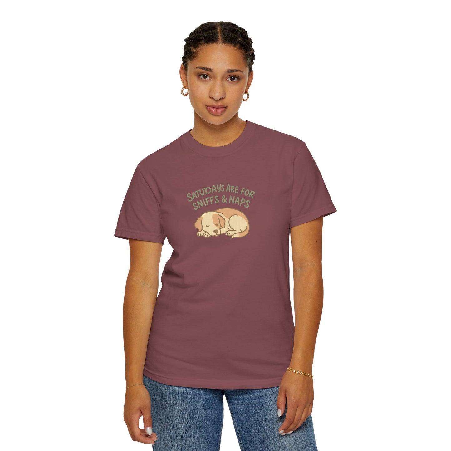 Saturdays are for naps Dog Dad T-Shirt