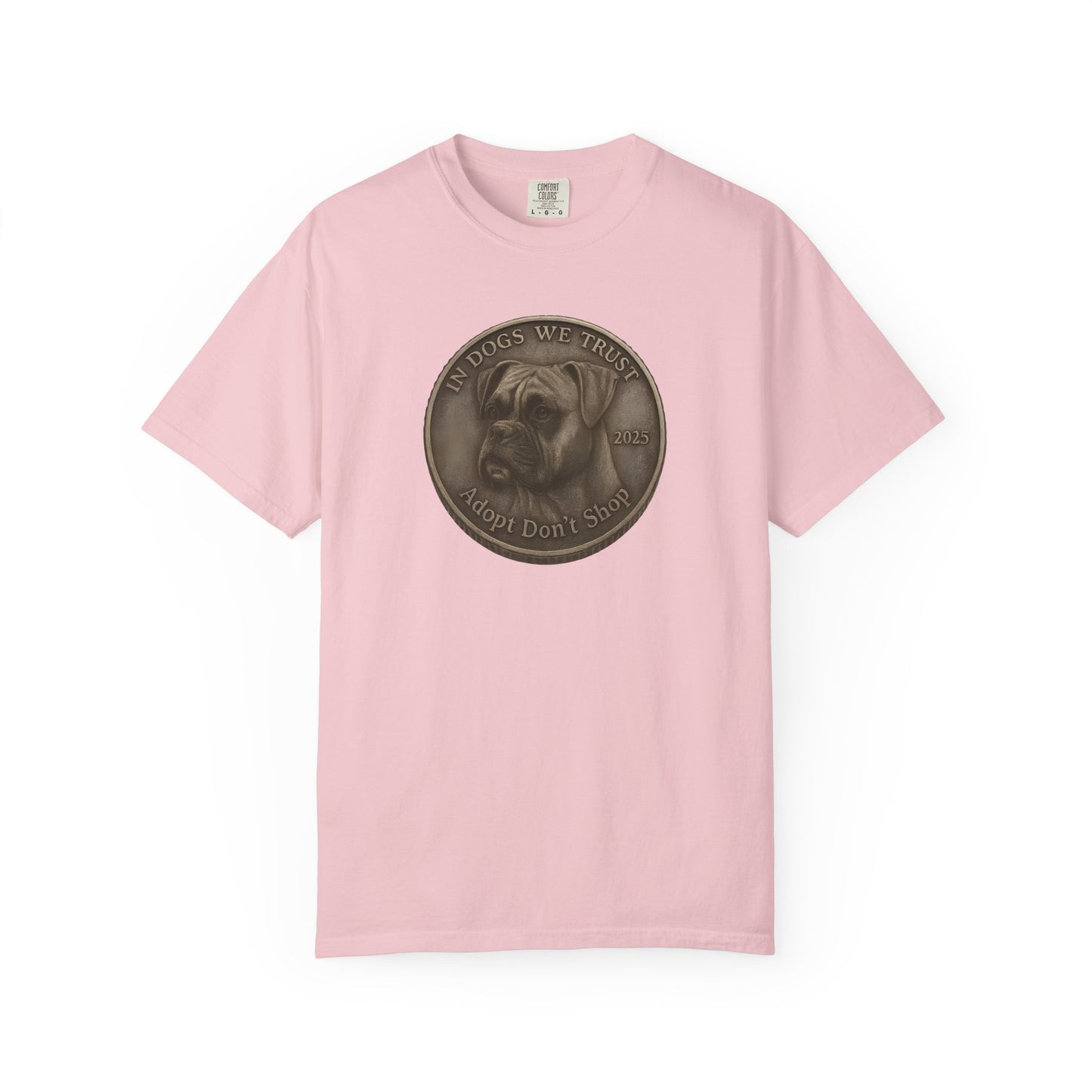 Adopt Don't Shop State Coin T-Shirt Collection - Proud Dog Breed Illustrations