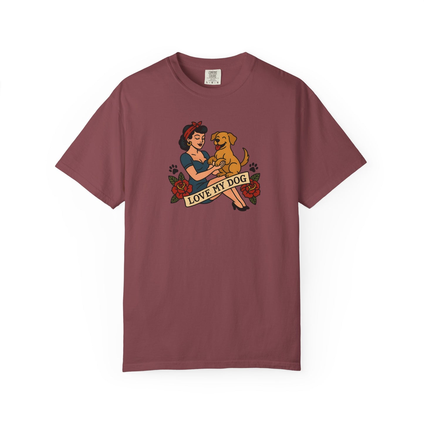 Love My Dog - T-Shirt, Perfect for Pet Owners, Gifts for Dog Lovers, Casual Wear, Love My Dog Shirt, Animal Lover Tee