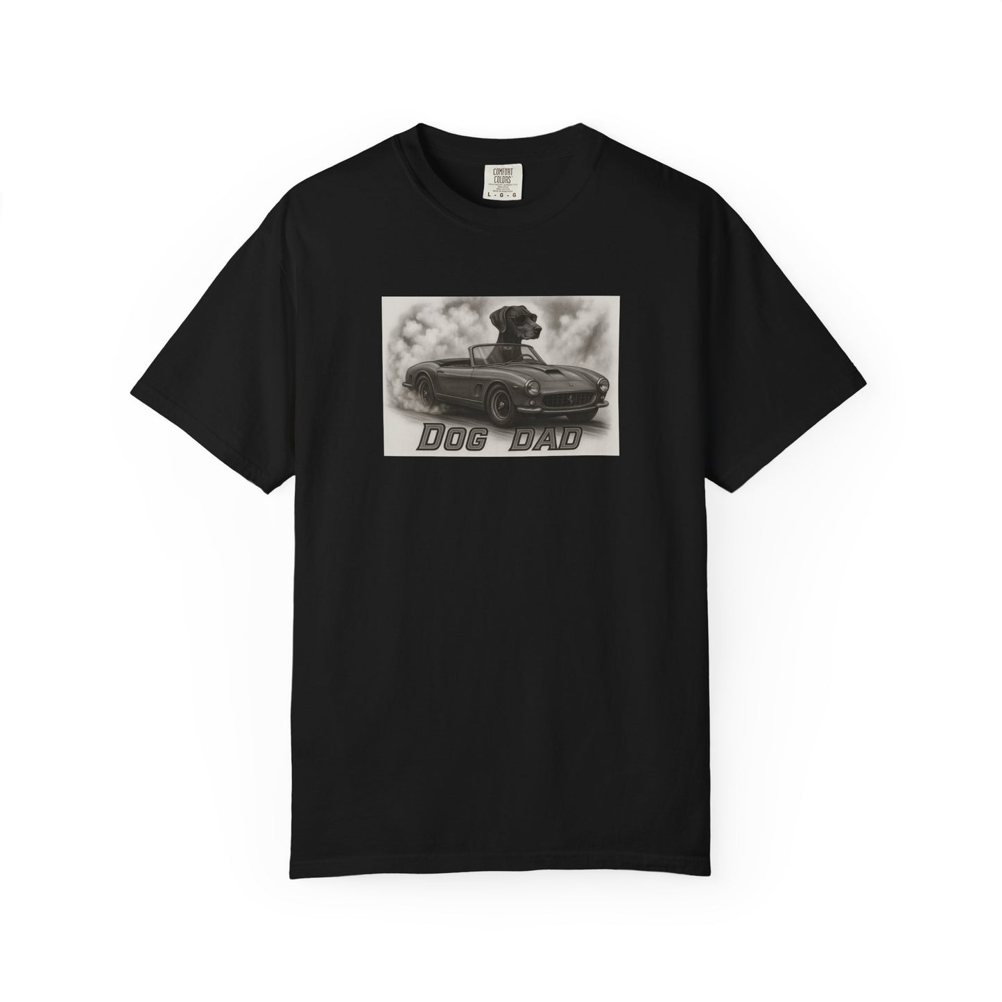 Dog Dad - German Shorthaired Pointer - Cool Dogs in Cool Cars T-Shirt Collection