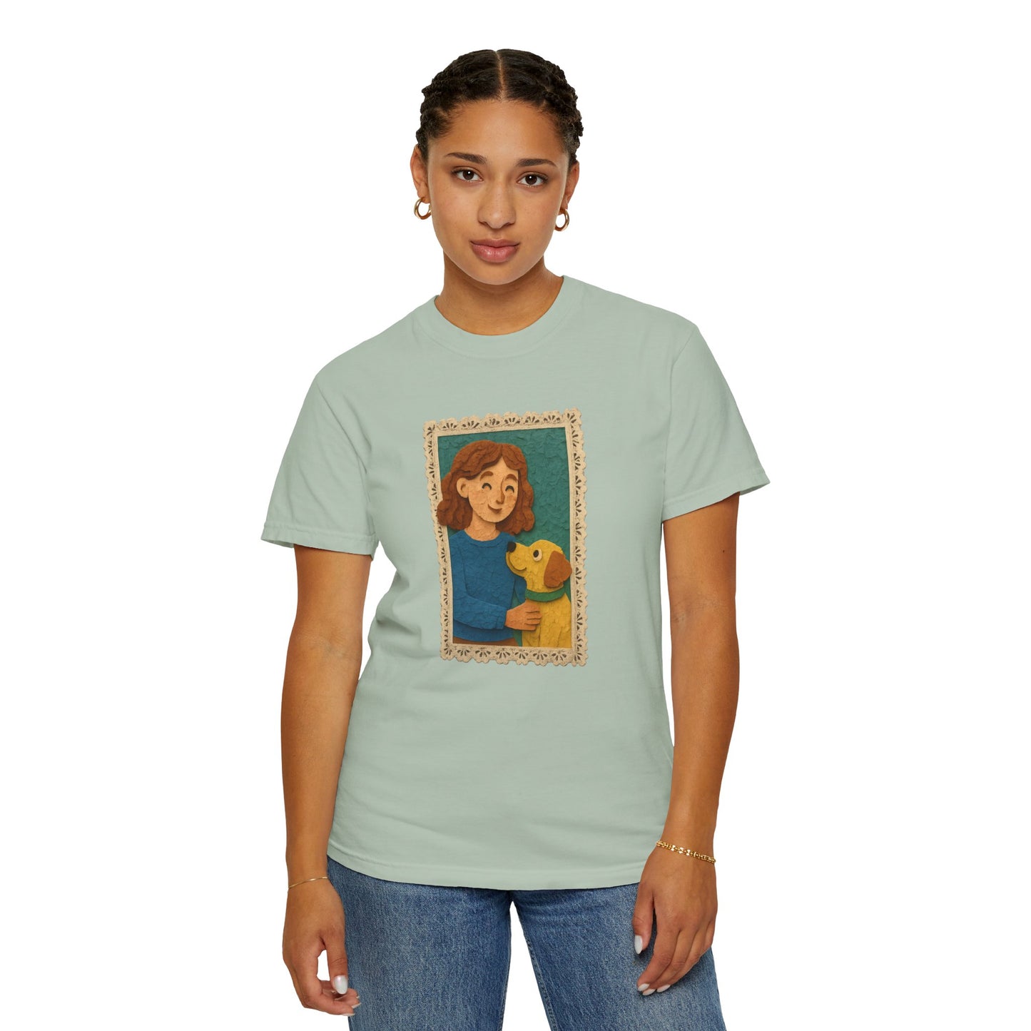 Dog Mom T-shirt - Unisex Garment-Dyed Tee for Pet Lovers