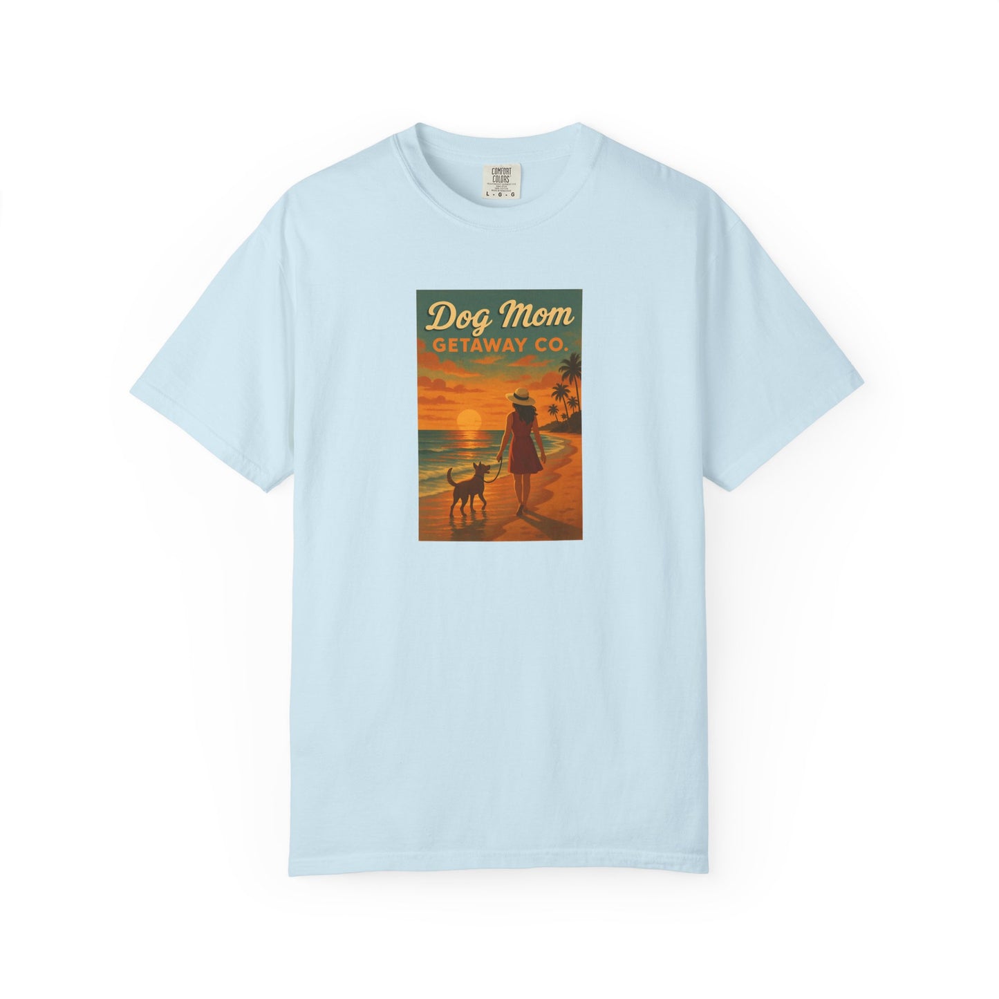 Dog Mom Sunset VacationTee