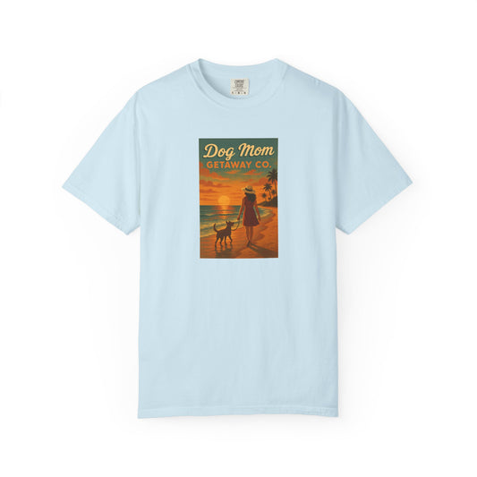 Dog Mom Sunset VacationTee